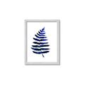 Picture of Indigo Fern  _GroupedProduct_Rectangle_Portrait_Framed_Matted_