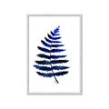 Picture of Indigo Fern  _GroupedProduct_Rectangle_Portrait_Framed_Matted_