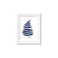 Picture of Indigo Fern  _GroupedProduct_Rectangle_Portrait_Framed_Matted_