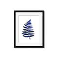 Picture of Indigo Fern  _GroupedProduct_Rectangle_Portrait_Framed_Matted_