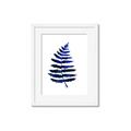 Picture of Indigo Fern  _GroupedProduct_Rectangle_Portrait_Framed_Matted_