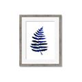Picture of Indigo Fern  _GroupedProduct_Rectangle_Portrait_Framed_Matted_