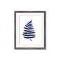 Picture of Indigo Fern  _GroupedProduct_Rectangle_Portrait_Framed_Matted_