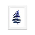 Picture of Indigo Fern  _GroupedProduct_Rectangle_Portrait_Framed_Matted_