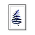 Picture of Indigo Fern  _GroupedProduct_Rectangle_Portrait_Framed_Matted_