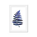 Picture of Indigo Fern  _GroupedProduct_Rectangle_Portrait_Framed_Matted_