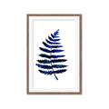 Picture of Indigo Fern  _GroupedProduct_Rectangle_Portrait_Framed_Matted_