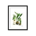 Picture of House Plants I  _GroupedProduct_Rectangle_Portrait_Framed_Matted_