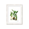 Picture of House Plants I  _GroupedProduct_Rectangle_Portrait_Framed_Matted_
