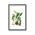 Picture of House Plants I  _GroupedProduct_Rectangle_Portrait_Framed_Matted_