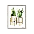 Picture of House Plants II  _GroupedProduct_Rectangle_Portrait_Framed_Matted_