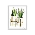 Picture of House Plants II  _GroupedProduct_Rectangle_Portrait_Framed_Matted_