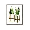 Picture of House Plants II  _GroupedProduct_Rectangle_Portrait_Framed_Matted_
