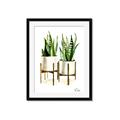 Picture of House Plants II  _GroupedProduct_Rectangle_Portrait_Framed_Matted_