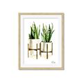Picture of House Plants II  _GroupedProduct_Rectangle_Portrait_Framed_Matted_