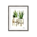 Picture of House Plants II  _GroupedProduct_Rectangle_Portrait_Framed_Matted_