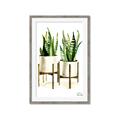 Picture of House Plants II  _GroupedProduct_Rectangle_Portrait_Framed_Matted_
