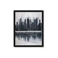 Picture of City from afar _GroupedProduct_Rectangle_Portrait_Framed_Matted_