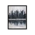 Picture of City from afar _GroupedProduct_Rectangle_Portrait_Framed_Matted_