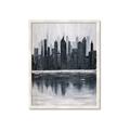 Picture of City from afar _GroupedProduct_Rectangle_Portrait_Framed_Matted_