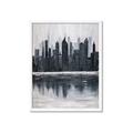 Picture of City from afar _GroupedProduct_Rectangle_Portrait_Framed_Matted_