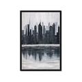 Picture of City from afar _GroupedProduct_Rectangle_Portrait_Framed_Matted_