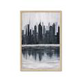 Picture of City from afar _GroupedProduct_Rectangle_Portrait_Framed_Matted_