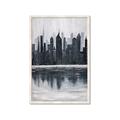 Picture of City from afar _GroupedProduct_Rectangle_Portrait_Framed_Matted_