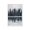 Picture of City from afar _GroupedProduct_Rectangle_Portrait_Framed_Matted_