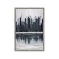 Picture of City from afar _GroupedProduct_Rectangle_Portrait_Framed_Matted_
