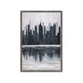 Picture of City from afar _GroupedProduct_Rectangle_Portrait_Framed_Matted_