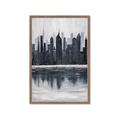 Picture of City from afar _GroupedProduct_Rectangle_Portrait_Framed_Matted_