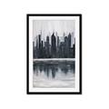 Picture of City from afar _GroupedProduct_Rectangle_Portrait_Framed_Matted_