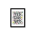 Picture of Yes Girl  _GroupedProduct_Rectangle_Portrait_Framed_Matted_