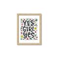 Picture of Yes Girl  _GroupedProduct_Rectangle_Portrait_Framed_Matted_