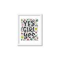Picture of Yes Girl  _GroupedProduct_Rectangle_Portrait_Framed_Matted_
