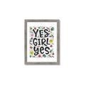 Picture of Yes Girl  _GroupedProduct_Rectangle_Portrait_Framed_Matted_
