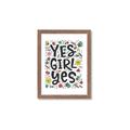 Picture of Yes Girl  _GroupedProduct_Rectangle_Portrait_Framed_Matted_