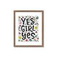 Picture of Yes Girl  _GroupedProduct_Rectangle_Portrait_Framed_Matted_