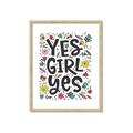 Picture of Yes Girl  _GroupedProduct_Rectangle_Portrait_Framed_Matted_