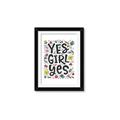 Picture of Yes Girl  _GroupedProduct_Rectangle_Portrait_Framed_Matted_