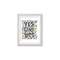 Picture of Yes Girl  _GroupedProduct_Rectangle_Portrait_Framed_Matted_