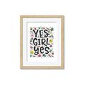 Picture of Yes Girl  _GroupedProduct_Rectangle_Portrait_Framed_Matted_