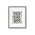 Picture of Yes Girl  _GroupedProduct_Rectangle_Portrait_Framed_Matted_