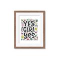 Picture of Yes Girl  _GroupedProduct_Rectangle_Portrait_Framed_Matted_