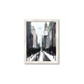 Picture of Snowy New York  _GroupedProduct_Rectangle_Portrait_Framed_Matted_