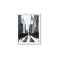 Picture of Snowy New York  _GroupedProduct_Rectangle_Portrait_Framed_Matted_