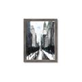 Picture of Snowy New York  _GroupedProduct_Rectangle_Portrait_Framed_Matted_
