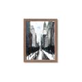 Picture of Snowy New York  _GroupedProduct_Rectangle_Portrait_Framed_Matted_