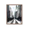 Picture of Snowy New York  _GroupedProduct_Rectangle_Portrait_Framed_Matted_
